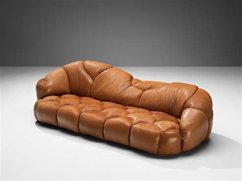 Howard Keith Cloud Sofa In Brown Leather For Sale At 1stdibs Howard