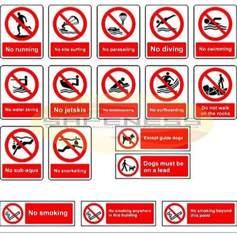 Prohibition Signages Prohibition Signages Buyers Suppliers