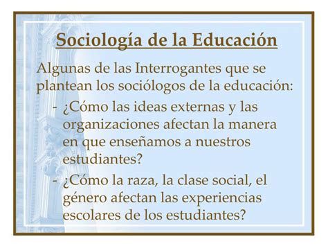 Ejemplos De La Sociologia De La Educacion Nuevo Ejemplo