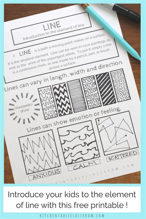 How to draw a baby's face / head with step by step drawing instructions. Types of Lines in Art- A Free Element of Line Printable ...