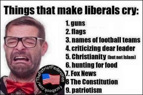 Hilarious Meme Reveals 9 Things That Make Liberals Cry