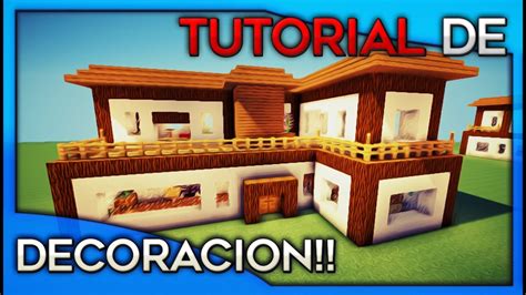 Como Decorar Tu Casa En Minecraft Casa Numero 2 Youtube