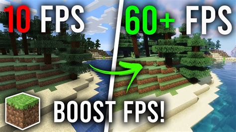 How To Boost Fps In Minecraft Any Version Minecraft Fps Boost Guide Best Settings Youtube