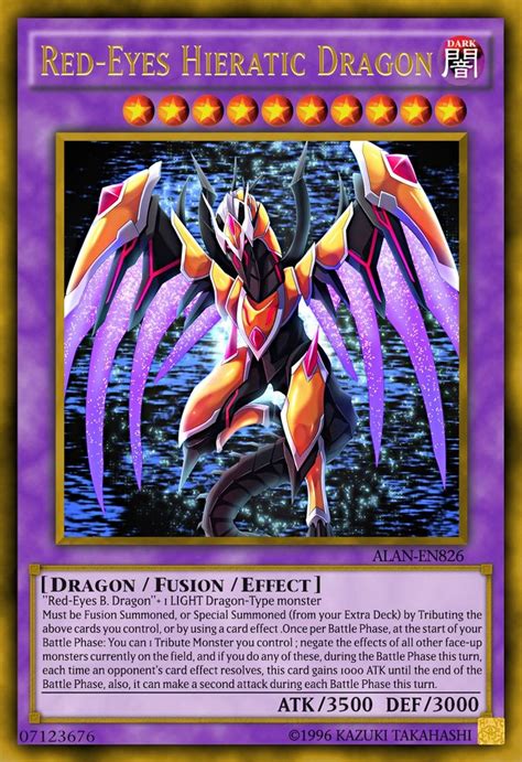 Pin By Ultra Neos On Red Eyes Fusion Yugioh Custom Yugioh Cards