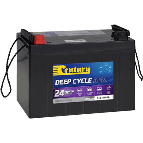 Century 105ah Agm Deep Cycle Battery