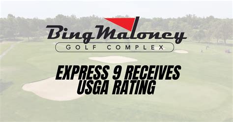 Bing Maloney Express 9 Receives Usga Rating Haggin Oaks