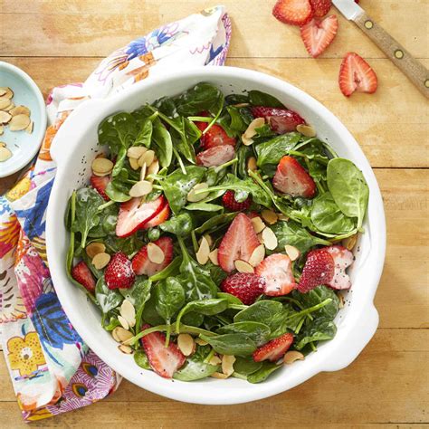 Spinach And Strawberry Salad With Poppy Seed Dressing Recipe Eatingwell