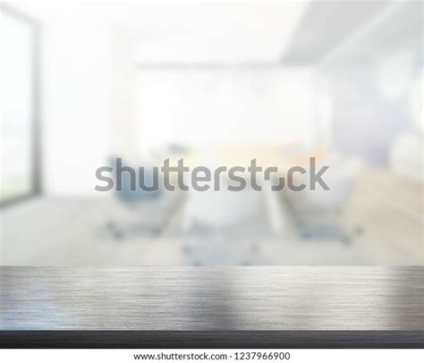 Table Top Blur Office Background Stock Photo Edit Now 1237966900