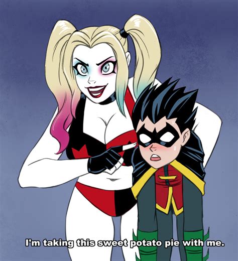 Harley And Robin By Flick The Thief On Deviantart