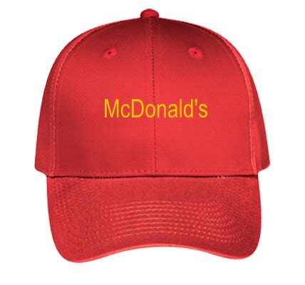 MCDONALD'S - Baseball Hats Cheap 19-536 - 19-5362042 - Custom Heat png image