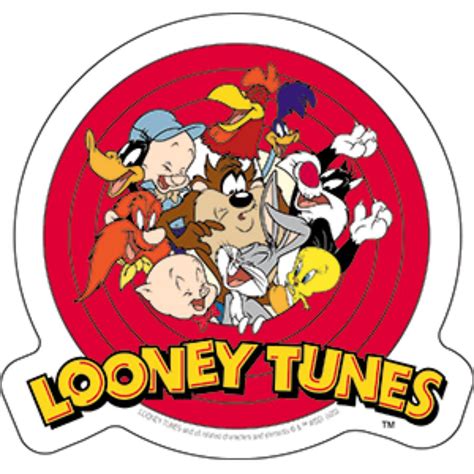Looney Tunes Logo Vinyl Sticker At Sticker Shoppe