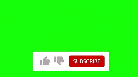 Amazing Animated Youtube Subscribe Button Overlay For Intro Etsy