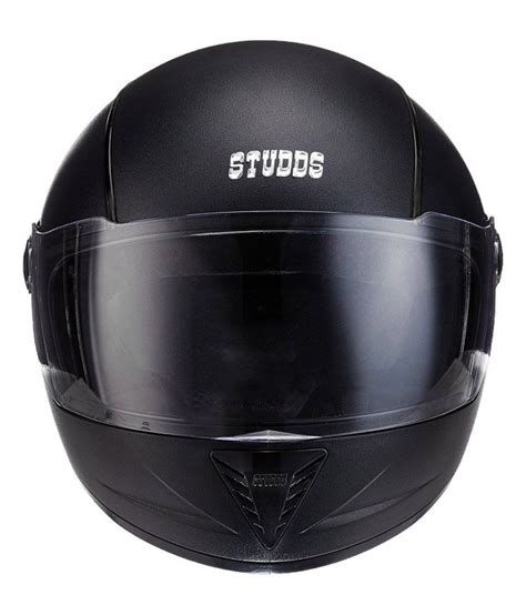 A good helmet marks the difference between a comfortable, silent ride and a living hell, even when you're just popping out to the corner shop. Studds Professional - Full Face Helmet Black L: Buy Studds ...