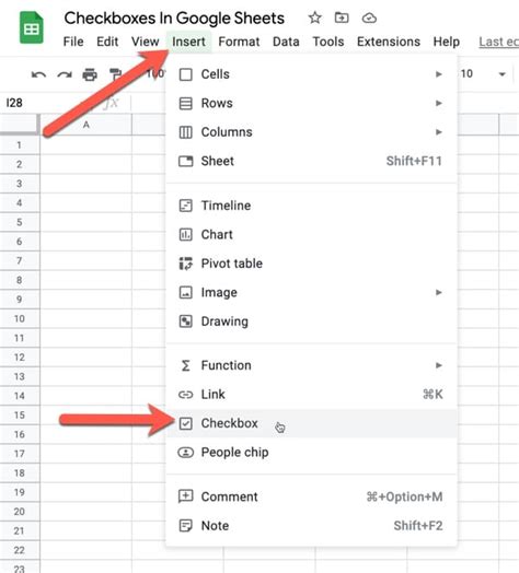 How To Add Checkbox In Sheets Printable Templates