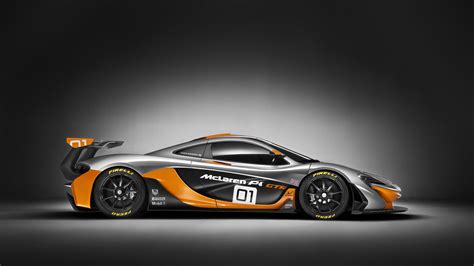 Mclaren P1 Race Car Side View Hd Desktop Wallpaper Widescreen High