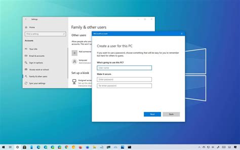 How To Create Local Account On Windows 10 Pureinfotech