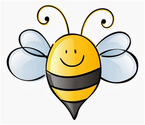 Cute Bee Cartoon Waving Bee Clipart Beehive Art Clip Art