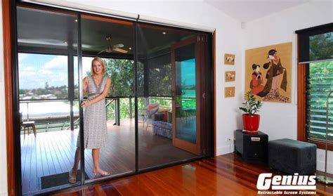 Milano Premium Double Panel Retractable Screen Door Genius