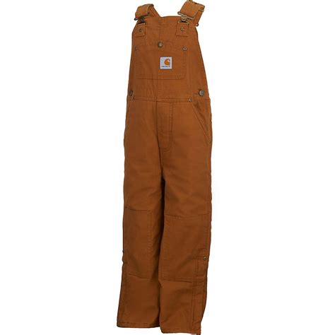 Carhartt Youth Canvas Insulated Bib Overalls Academy