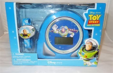 Disney Toy Story And Beyond Buzz Lightyear Cosmic Alarm Clock And Watch