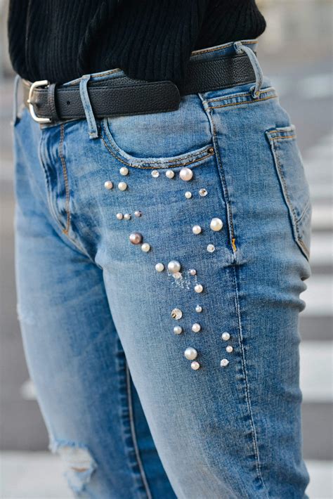 Pearl Jam Embellished Jeans To Be Bright