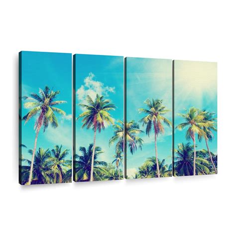 Coconut Palm Trees Wall Art Photography
