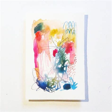 Be The Light Abstract Watercolor Painting — Pamela Bates Abstract