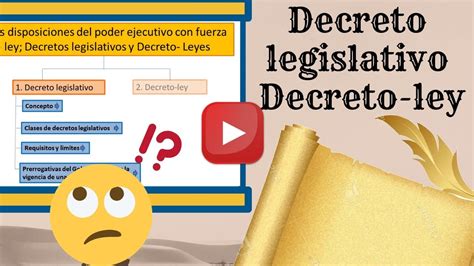 15 Decretos Legislativos Y Decretos Leyes Esp 2019 Youtube