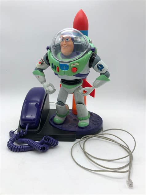 Toy Story Buzz Lightyear Telephone W Original Box Used Condition
