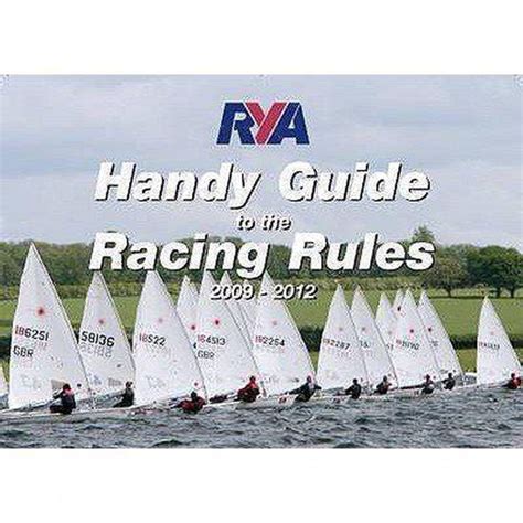 Rya Handy Guide To The Racing Rules 9781906435134 Boeken
