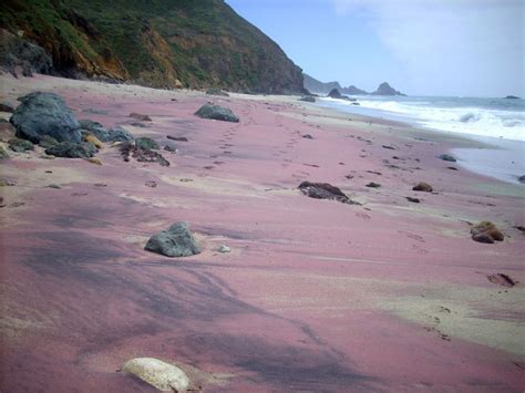 Pfeiffer Beach Big Sur California ~ Purplepink Beach Sand Sample