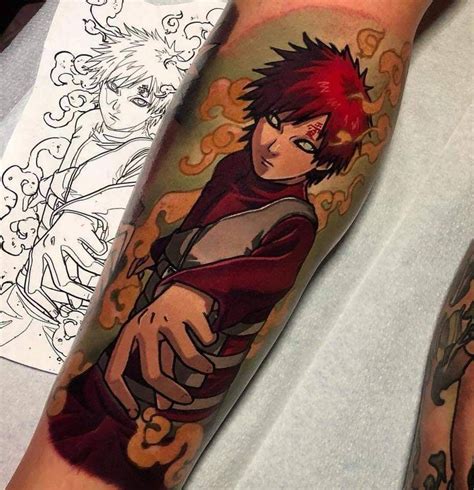Gaara Tattoo Tatoo Naruto Nerd Tattoo Ink Tattoo Body Art Tattoos