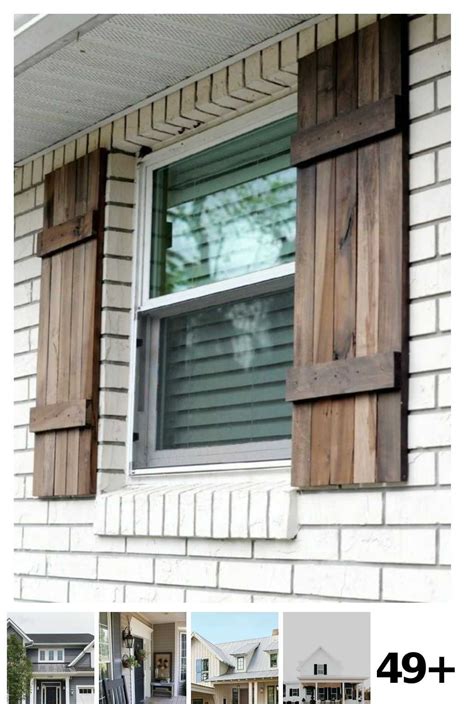 49 Farmhouse Exterior Shutters Ideas Farmhouse Style Exterior