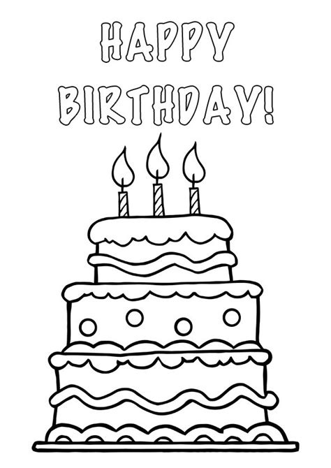 Color pictures of piñatas, birthday cakes, balloons it's my birthday, too! Happy Birthday Cake Drawing at GetDrawings | Free download