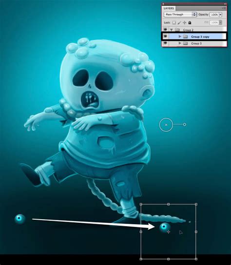 Create A Cute Zombie Illustration In Photoshop