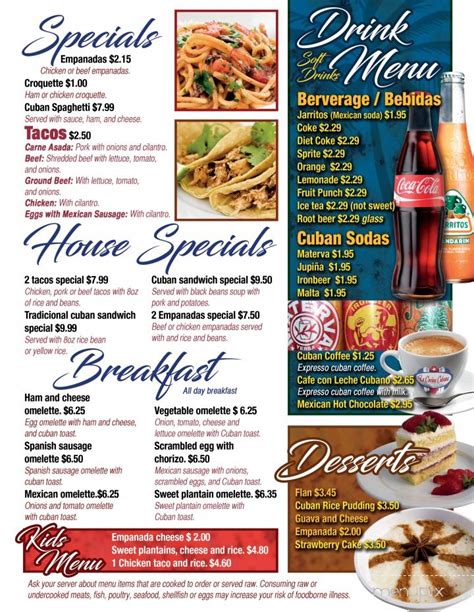 5 out of 5 stars. Menu of La Cocina Cubana in Lansing, MI 48933