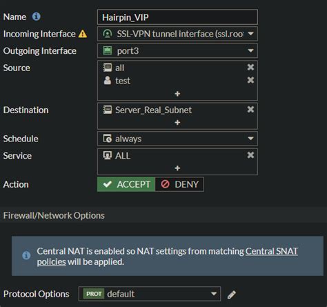 Technical Tip Ssl Vpn With Overlapping Subnets Fortinet Community