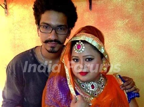 Bharti Singh With Her Husband Haarsh Limbachiyaa Media