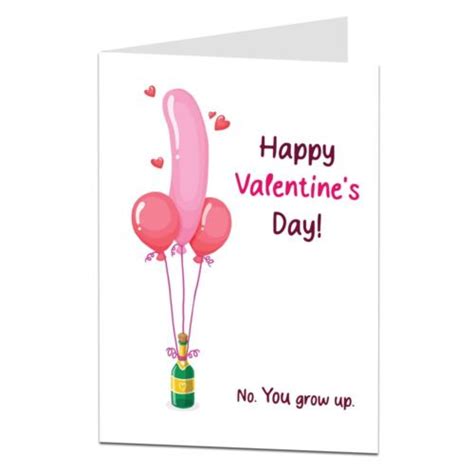Funny Rude Valentines Card For Him And Her Ebay