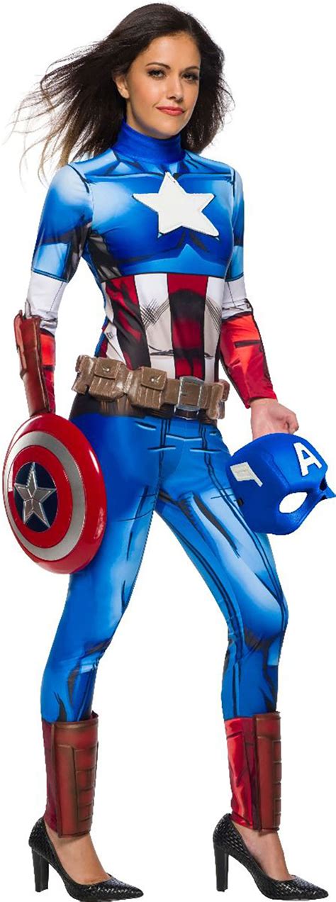 Captain America Captain America Costume Adult Women Superheroes