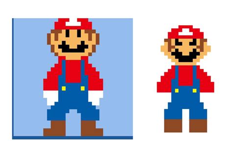 Mario Pixel Art Puzzle En Ligne