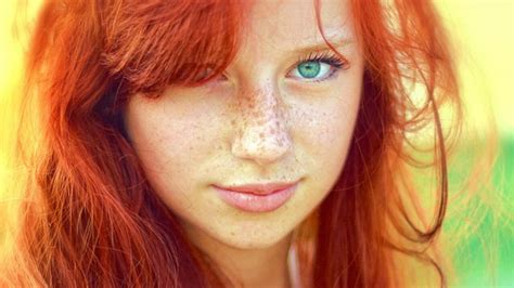 Sexy Blue Eyed Long Haired Red Hair Teen Girl Wallpaper 5682 1280x720 720p Wallpaper