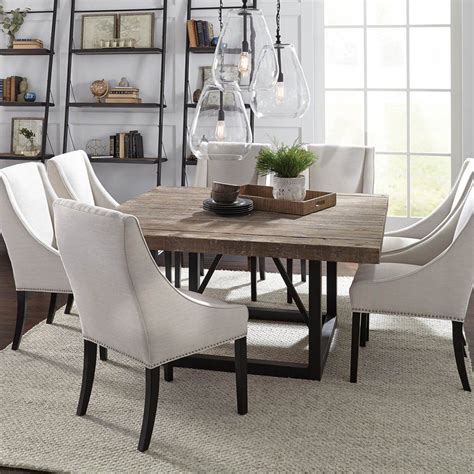 Sold and shipped by costway. Messina Square Dining Table in 2020 | Square dining room ...