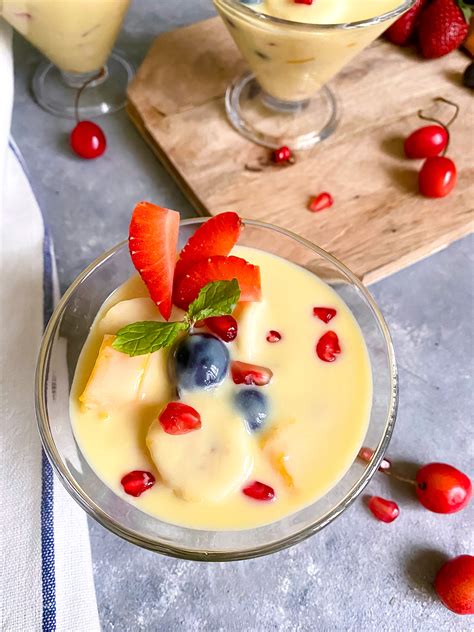 Maybe you would like to learn more about one of these? Fruit Custard Recipe | Classic Fruit Custard - Polka Puffs