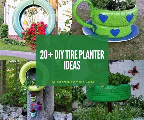 Making Your Own Flower Pots From Recycled Tires Is A Great Way To Make