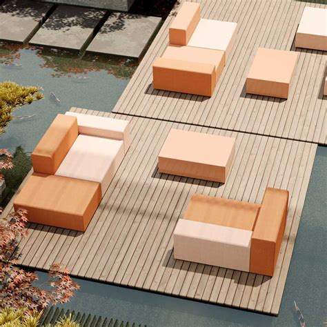 Elements modular Outdoor Lounge furniture & garden Sofa | Oiside
