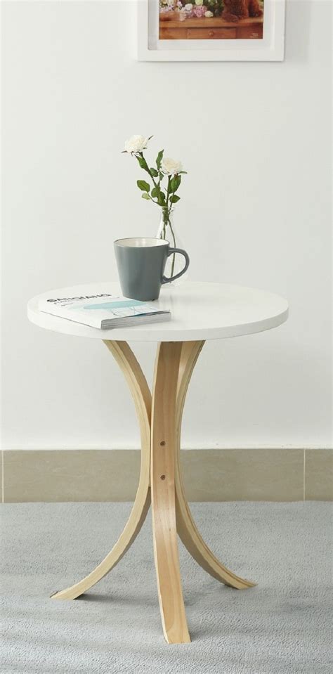 Great savings free delivery / collection on many items. Simple Modern Wooden Small Round Table Coffee Table Small ...