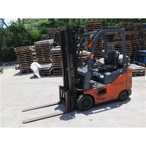 Toyota 8fgcu18 Propane Forklift Starts And Runs See Video Needs Repair