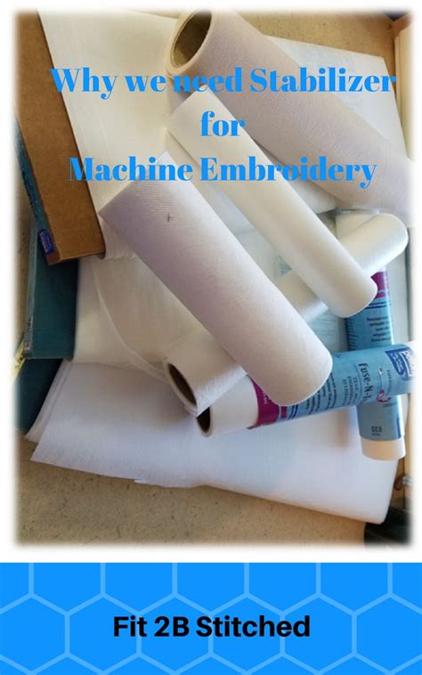 Are you looking for embroidery stabilizer? Why Do You Need to Use Stabilizer for Your Machine ...