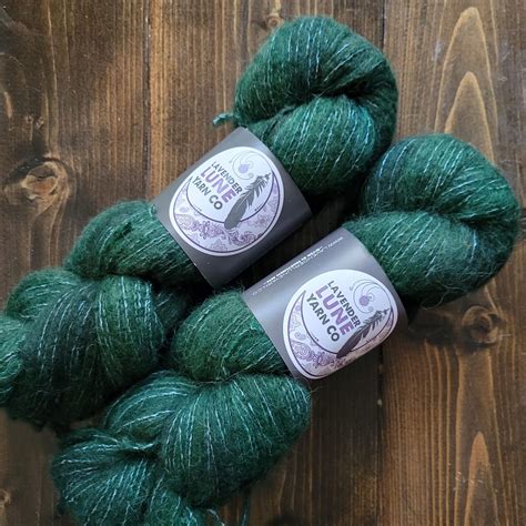 Cotton Fluff Fernwood Lavender Lune Yarn Co